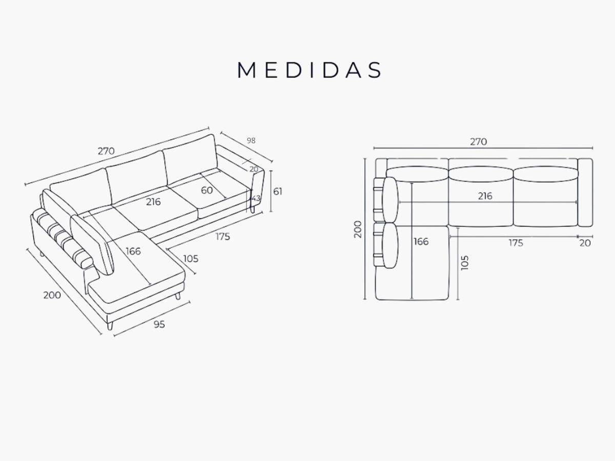 Sofá Berlín Modular en L