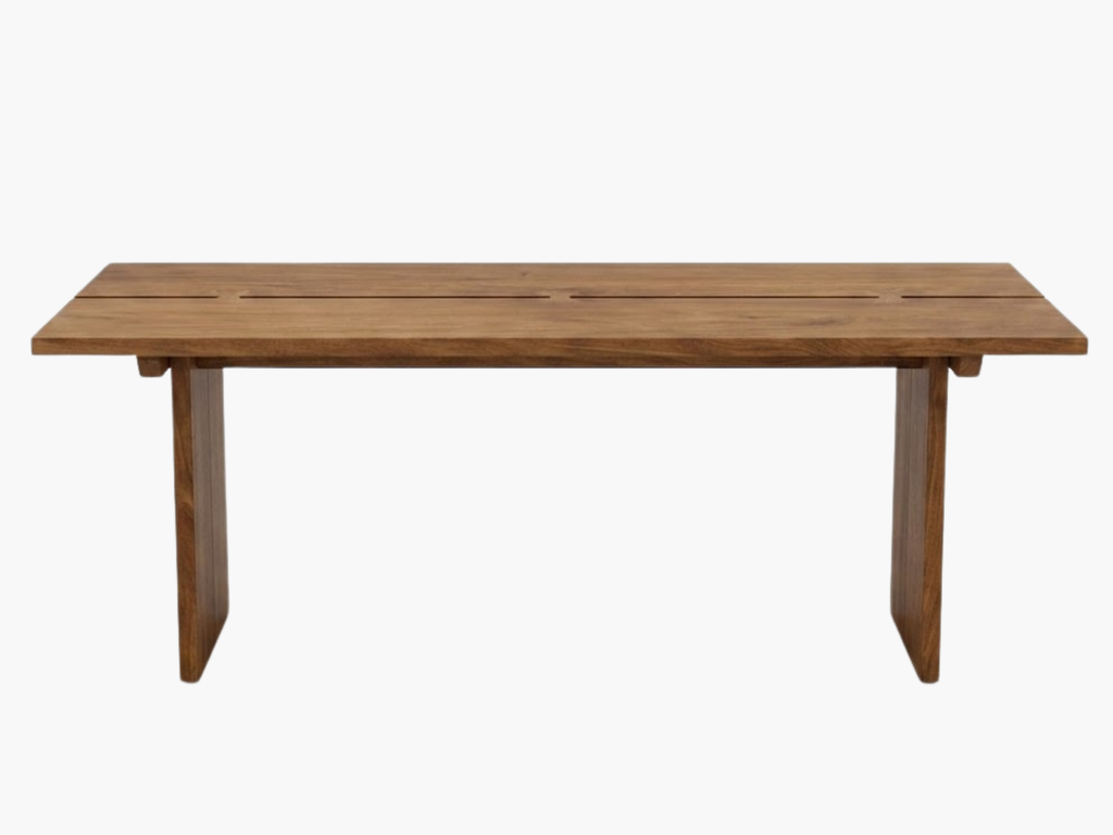 Mesa de Comedor Maciza en Flormorado con Corbatines